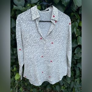 Beautiful like new Catherine Gee silk blouse size S